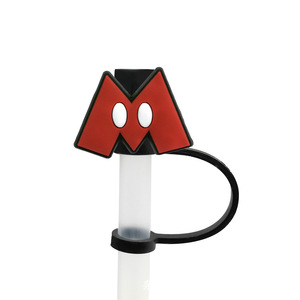 Encantadora puntada de dibujos animados reutilizable silicona pajita <span class=keywords><strong>para</strong></span> beber <span class=keywords><strong>Topper</strong></span> personalizado goma silicona pajita <span class=keywords><strong>Topper</strong></span> regalos promocionales ornamento - Product Image 4