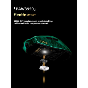 Ratón Inalámbrico para Juegos Xinmeng ZERO3 Pro Esports - Sensor PAW3395, Ultraligero de 56g, Batería de 125H, Recargable por USB-C, Diseño Ergonómico - Product Image 6