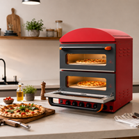 Usine JingXin Commercial 350 ° Four à pizza électrique professionnel à double couche pour restaurant