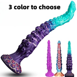 Dildo anal fantaisie <span class=keywords><strong>en</strong></span> forme de tentacule de pieuvre extra long de 13,7 pouces, grand serpent anal avec texture riche et nœuds pour hommes, femmes et couples - Product Image 6