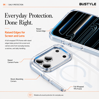 Coque de téléphone magnétique transparente irisée bicolore antichoc en TPU avec cadre métallique pour appareil photo, compatible iPhone 17 18 Pro Max, vente en gros, usine OEM