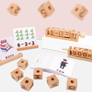 Jeu d'intelligence Montessori en bois 16 blocs adapté aux enfants <span class=keywords><strong>de</strong></span> 4 à 6 ans - Product Image 3