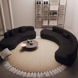 Ensemble de grands canapés <span class=keywords><strong>Piaf</strong></span> en cuir blanc sur mesure pour salon en cuir véritable avec remplissage en éponge pour la maison ou le centre commercial - Product Image 3