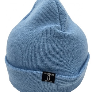 Chapeaux d'hiver en tricot côtelé écologiques et durables, 50% RPET 50% acrylique, polyester recyclé - Product Image 2