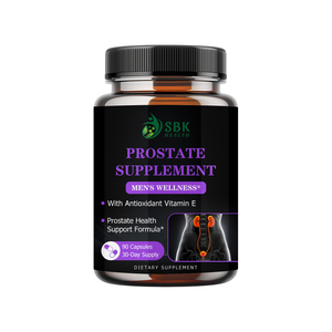 Capsules de soutien de la prostate à action directe d'usine avec vitamine E antioxydante, favorisant la santé de la prostate chez les hommes matures, 90 capsules - Product Image 1