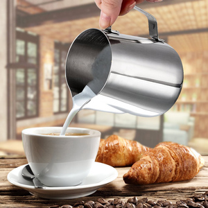 CAMPIONE GRATUITO Brocca per Latte <span class=keywords><strong>in</strong></span> Acciaio Inossidabile Stile Americano Eco-Friendly 350ml 600ml per Barista e Caffè - Product Image 1