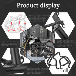 XXUN Accessoires de moto Protection de moteur Garde de protection contre les chutes Cadre de protection Pare-chocs pour <span class=keywords><strong>Honda</strong></span> CB650R <span class=keywords><strong>CB</strong></span> <span class=keywords><strong>650</strong></span> R 2019 2020 2021 <span class=keywords><strong>2022</strong></span> 2023 - Product Image 6