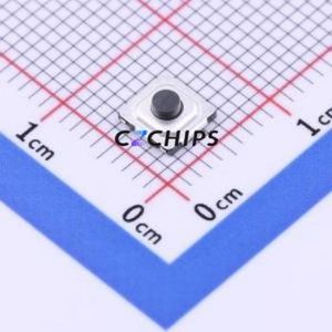 TP10331620 Tactile Switch SMD,5.2x5.2mm Switch Rectangle Button 1.6N Vertical Mount 5.2mm - Product Image 1