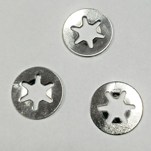 Rondelles étoiles en acier inoxydable 304, pièces estampées à ressort, polies, personnalisables pour applications de quincaillerie - Product Image 1
