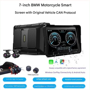 <span class=keywords><strong>BMW</strong></span>バイク用スマートスクリーン、ワイヤレスCarPlay対応、6～7インチタッチスクリーン、IP67防水、デュアルBluetooth、音声コントロール＆盗難防止機能搭載 - Product Image 1