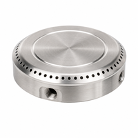 Capuchon de brûleur de réchaud de camping en acier inoxydable usiné CNC JXD Machining, pièce extérieure de précision pour équipement de cuisson portable
