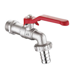 Robinet à bille mâle avec connecteur de tuyau 3/4 pour tuyaux de jardin - Product Image 1