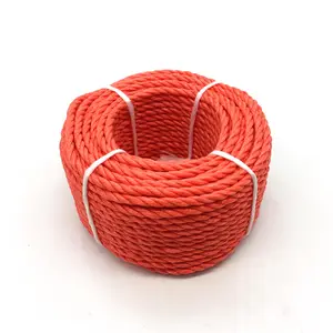 Orange 4mm PP Twisted Rope