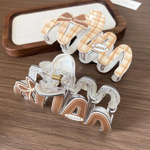 Новинка, минималистская большая заколка для волос, 11 см, корейский бант, аксессуар для волос, универсальный, темпераментный, с вишневым принтом - Product Image 3