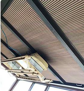 Disponible 3*13,4 <span class=keywords><strong>M</strong></span> 16 mm amarillo de arriba hacia abajo persianas de sombra de nido de abeja no tejidas Color sólido para puerta de dormitorio - Product Image 5