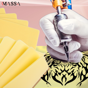 MASSA 30*40*0.3cm tatuaggio pelle pratica Silicone pad doppio lato trucco permanente strumento di formazione per principianti 3MM di spessore - Product Image 5