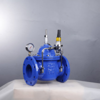 Vanne de contrôle hydraulique industrielle à flotteur à distance en fonte ductile, extrémité à bride, certifiée ISO9001, norme ANSI, pour eau, OEM PN16