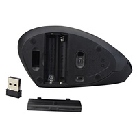 Mouse Optik Nirkabel Ergonomis, Tetikus Optik Nirkabel Ergonomis 2.4GHz 3 DPI 1000/1200/1600 6 Tombol untuk Laptop Komputer Desktop