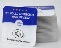 Carte de visite NFC en acrylique personnalisée, réutilisable, programmable, RFID 1K pour le commerce de détail et l'hôtellerie