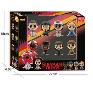 Figurina di <span class=keywords><strong>Dustin</strong></span> e Demogorgone, Mostro Vegetale 6cm, Mini Giocattolo Ispirato a Stranger Things, Oggetto da Collezione in Scatola - Product Image 5