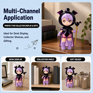 Figura de <span class=keywords><strong>Anime</strong></span> de Bruja Hecha a Mano Personalizada OEM, Mini Figura de Acción de PVC de Alta Calidad, Fabricante de Juguetes de <span class=keywords><strong>Anime</strong></span> en Caja Ciega - Product Image 3