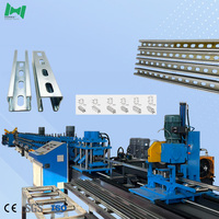 Machine de formage à froid de profilés solaires à grande vitesse avec contrôle PLC pour aluminium et acier