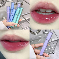 Gloss à lèvres effet miroir 2025, brillant à lèvres transparent blanc pur, gloss à lèvres en gelée de verre, maquillage, rouge à lèvres
