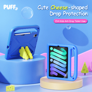 Funda de tableta portátil con diseño de dibujos animados, adecuada para iPad mini 7/iPad mini 6, con ranura separada para bolígrafo, funda protectora para tableta. - Product Image 4