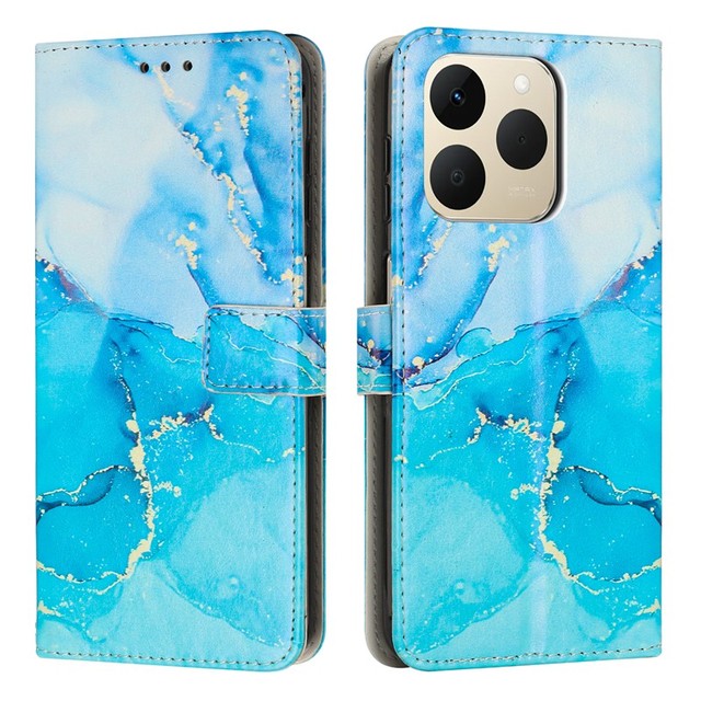 Popular Luxury Phone Cases Marble Patterns Shockproof PU+TPU Book Flip Phone Case for OPPO F31/A6 PRO 4G/5G /Realme 15T