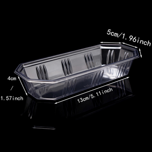 <span class=keywords><strong>Plateau</strong></span> alimentaire en PET transparent en gros pour salades <span class=keywords><strong>de</strong></span> fruits, sushis, plats à emporter – <span class=keywords><strong>Plateau</strong></span> octogonal jetable <span class=keywords><strong>de</strong></span> qualité alimentaire pour cafés, boulangeries et marchés - Product Image 3