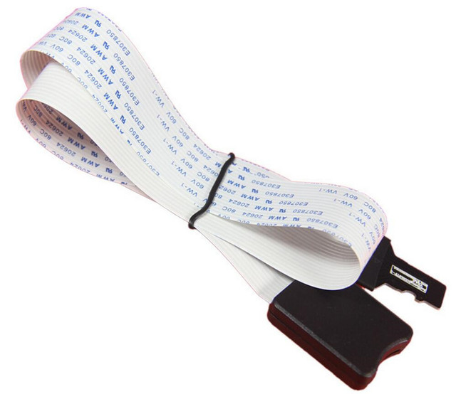 TF to Micro SD Card Flex Extension Cable Adapter Reader Car GPS Phone XAJA