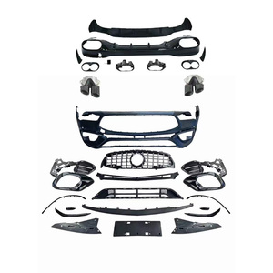 Kit de carrocería de faldón lateral difusor trasero de parachoques delantero de coche de calidad Original para <span class=keywords><strong>Mercedes</strong></span> Benz <span class=keywords><strong>CLA</strong></span> clase W118 C118 2020 + a AMG CLA45 - Product Image 1