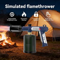 Chalumeau de cuisine au charbon de bois, torche de cuisson, lance-flammes, pistolet à flamme, chalumeau de chef, torche à propane pour barbecue