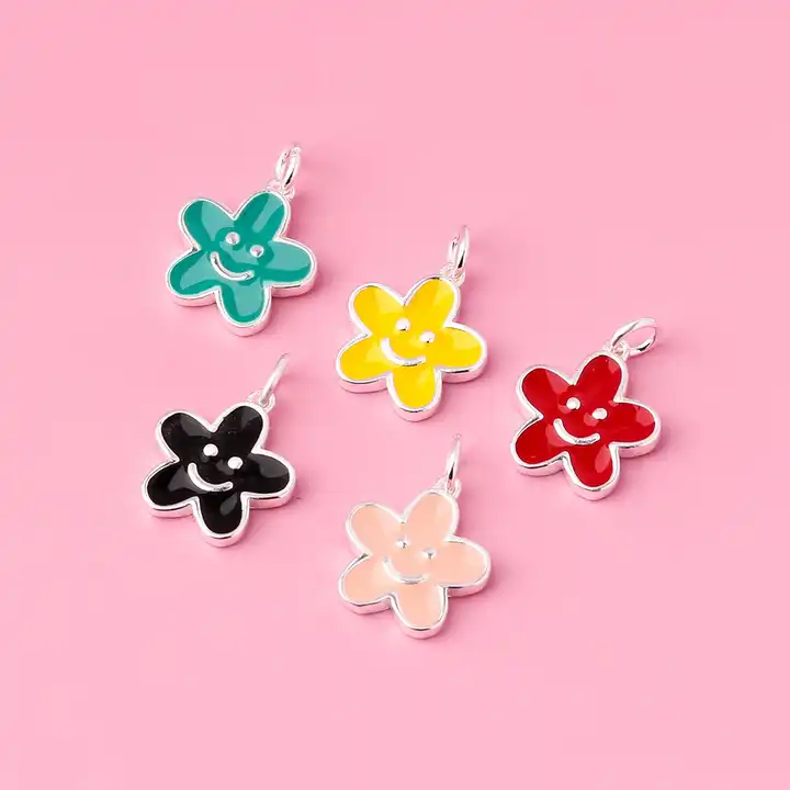 Enamel Jewelry Making Supplies, Enamel Charm Jewelry Making