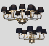 Lustre en verre artisanal haut de gamme, forme unique, verre ambré fantaisie, lampe suspendue moderne pour hôtel, luminaire suspendu au plafond