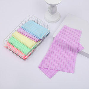Serviettes de cuisine en microfibre à grille 324-5, épaisses et carrées, pour nettoyer les casseroles et les poêles - Product Image 1