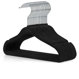 <span class=keywords><strong>Cintre</strong></span> en velours personnalisé non floqué pour vêtements et manteaux, idéal pour l'organisation et le rangement <span class=keywords><strong>de</strong></span> la chambre, <span class=keywords><strong>cintre</strong></span> pour enfants - Product Image 3