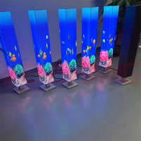 Pantalla LED Cúbica de 3/4/5 Lados, Control por Aplicación, Pantalla LED de Pilar con Logotipo 3D para Interiores y Exteriores, Tamaño Personalizado, Pantalla Publicitaria Vertical