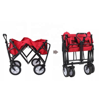 Chariot pliable utilitaire pour activités de plein air, pique-nique, camping, pêche, courses