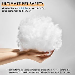 Seggiolino auto <span class=keywords><strong>per</strong></span> cani all'ingrosso <span class=keywords><strong>per</strong></span> piccoli animali domestici letto da viaggio morbido sicuro con maniglie in pelle sintetica fino a 25 libbre - Product Image 4