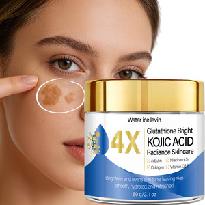 Creme Hidratante Clareador Water Ice Levin 4X com Glutationa e Ácido Kójico 60g – Remove <span class=keywords><strong>Melasma</strong></span>, Manchas Solares e Hiperpigmentação para Todos os Tipos de Pele - Product Image 1