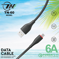Câble de charge USB 1m 3ft 3A, accessoires de charge USB, câble de données Type-C Micro V8 pour iPhone