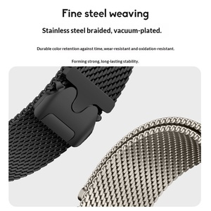 Bracelet magnétique en boucle milanaise Lionorm pour Samsung Galaxy Watch <span class=keywords><strong>7</strong></span> et <span class=keywords><strong>Huawei</strong></span> Watch GT 4/5/6, boucle parachute, bracelet de montre en métal - Product Image 3