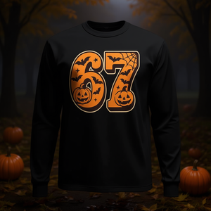T-shirt à manches longues pour costume d'Halloween 67 Pumpkin Ghost Spooky - Product Image 3