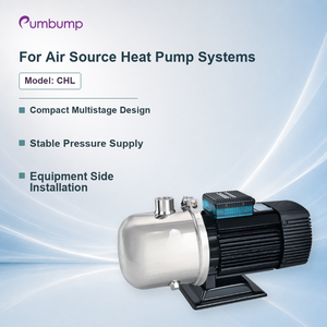 Bomba Multietapa Horizontal Compacta CHL para Bomba de Calor de Fuente de Aire, Equipo de Suministro Estable, Sistema de Instalación Lateral - Product Image 1