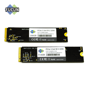 Fucun M.2เล่นเกมภายใน1TB NVMe PCIe 2100 1600สีดำ SATA Target การ์ด M2ฮาร์ดไดรฟ์โลหะสีดำทึบ M.2 - Product Image 1