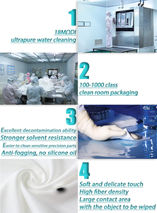 Chất Lượng Cao Bụi Miễn Phí Vải Ngành Công Nghiệp Khăn Lau Phòng Sạch Tùy Chỉnh Phòng Sạch Khăn Lau Vải - Product Image 6