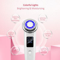 Dispositif de beauté de Machine de levage de visage d'Anti-rides de microcourant de rajeunissement de peau vibrant à haute fréquence pour un usage domestique