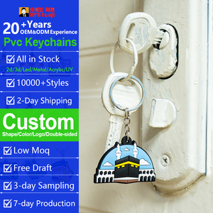J'aimerais des porte-clés en PVC 2D avec des symboles nationaux saoudiens et des motifs de chameaux du désert pour les événements promotionnels des voyageurs musulmans - Product Image 1