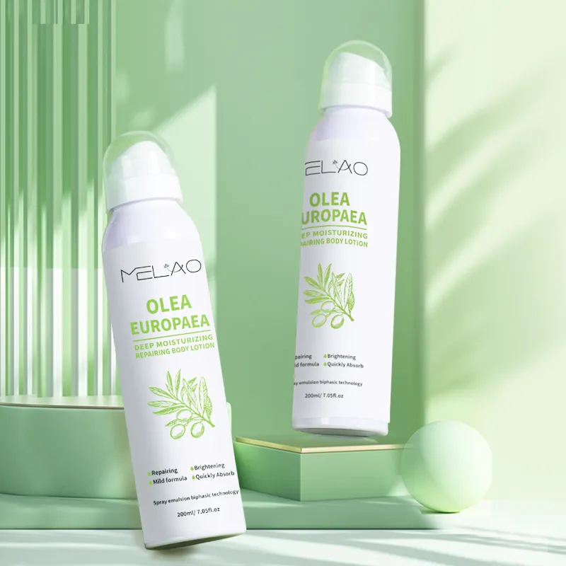 Lotion corporelle Olea Europaea hydratante en profondeur réparatrice aux protéines et lipides pour le vieillissement et la peau mature, vente en gros, MELAO